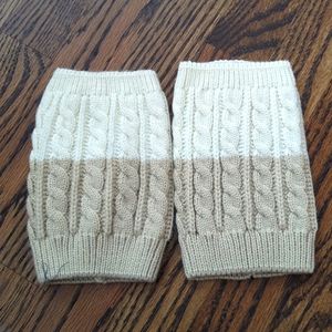 Knee warmers ...cable knit
